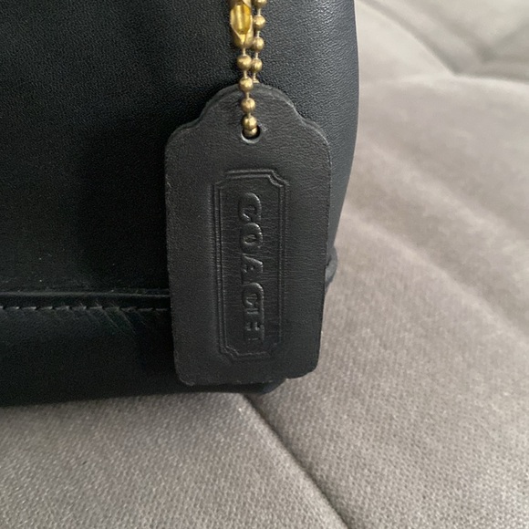 Vintage Coach black makeup bag - Picture 2 of 6